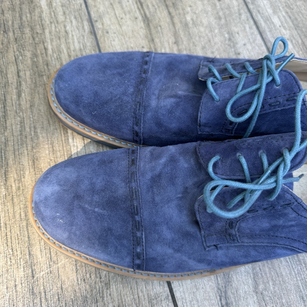 Rockport Men's Parker Hill Cap Toe Oxford Leather Blue Size 11 Comfort Cushion - Picture 5 of 12